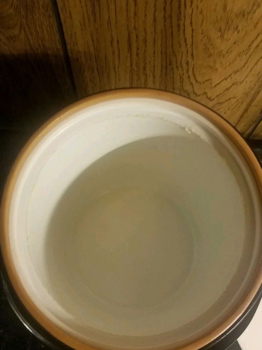 Vintage 70s Brown And Tan Ice Bucket Plastic And Vinyl 7 Inches Tall